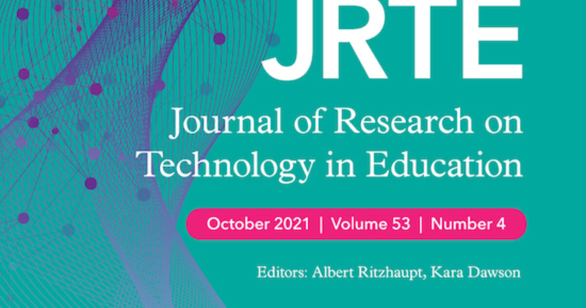 journal article on technology in education